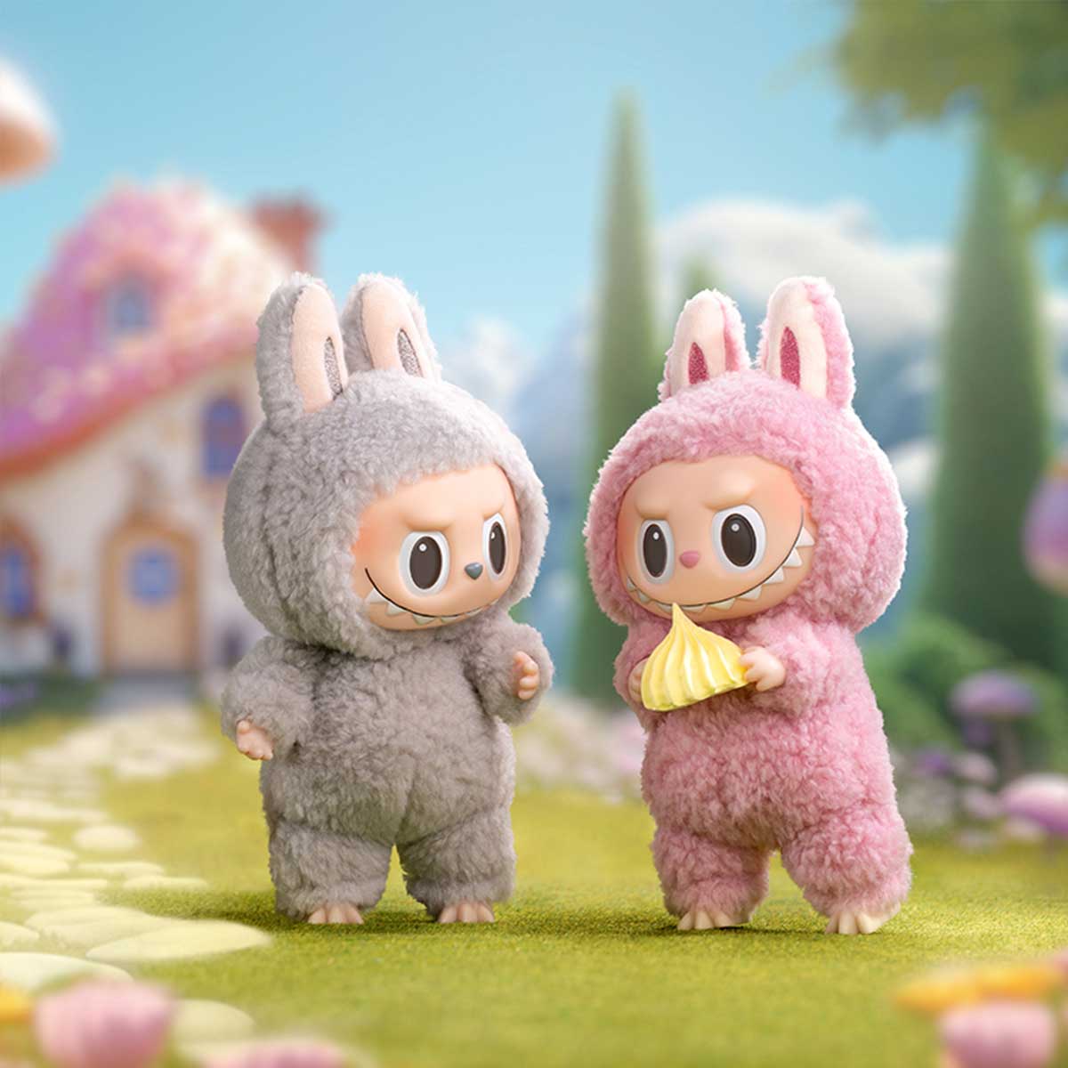 Labubu Exciting Macaron Pink トトロ　コスチューム Labubu Exciting Macaron Pink トトロ コスチューム