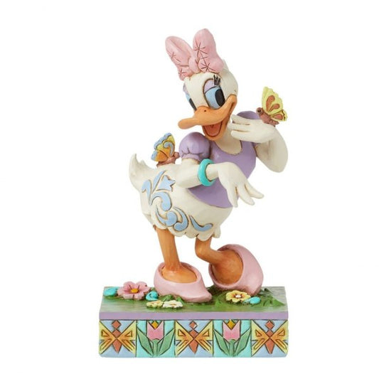 Blooms and Butterflies - Daisy Duck Spring Figurine (Disney Traditions)