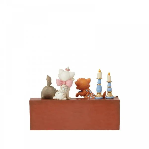 Paws at Play - Aristocats Kittens on Piano Figurine (Disney Traditions)