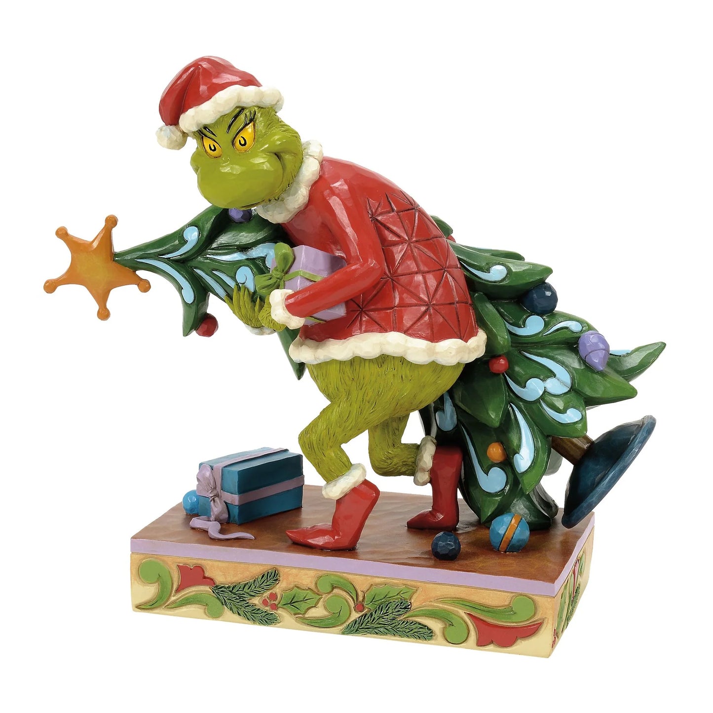 The Grinch Stealing a Tree Figurine (Jim Shore)