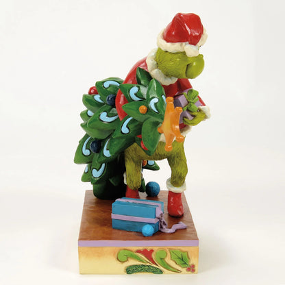 The Grinch Stealing a Tree Figurine (Jim Shore)