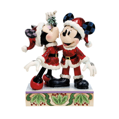 Mistletoe Moments (Mickey and Minnie Mistletoe Figurine) PRE ORDER DUE Q2