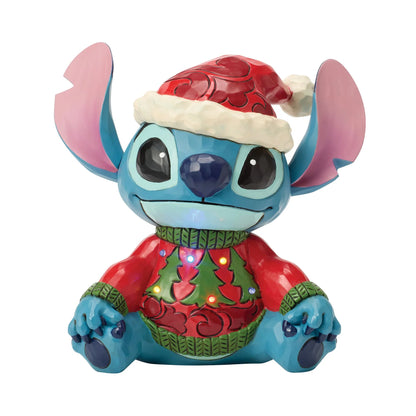 Feeling Jolly and a Little Naughty (Stitch Sweater LED Figurine) PRE ORDER DUE Q2