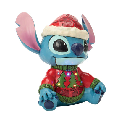 Feeling Jolly and a Little Naughty (Stitch Sweater LED Figurine) PRE ORDER DUE Q2
