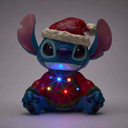 Feeling Jolly and a Little Naughty (Stitch Sweater LED Figurine) PRE ORDER DUE Q2