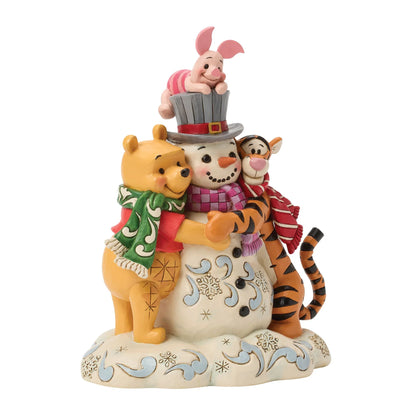 A Chilly Creation (Pooh and Friends Hugging Snowman Figurine) PRE ORDER DUE Q2