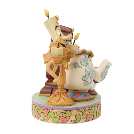 Heart of the Castle (Lumiere, Mrs Potts, Cogsworth and Chip Figurine) PRE ORDER DUE Q3