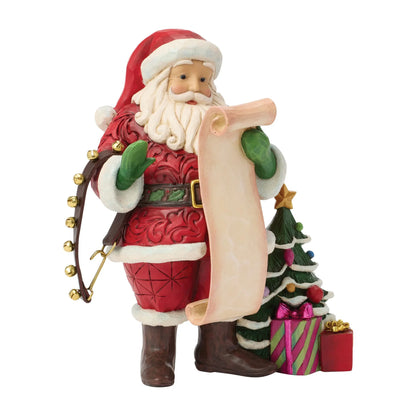 Santa Reading Wish List (Jim Shore - Christmas Ornaments)