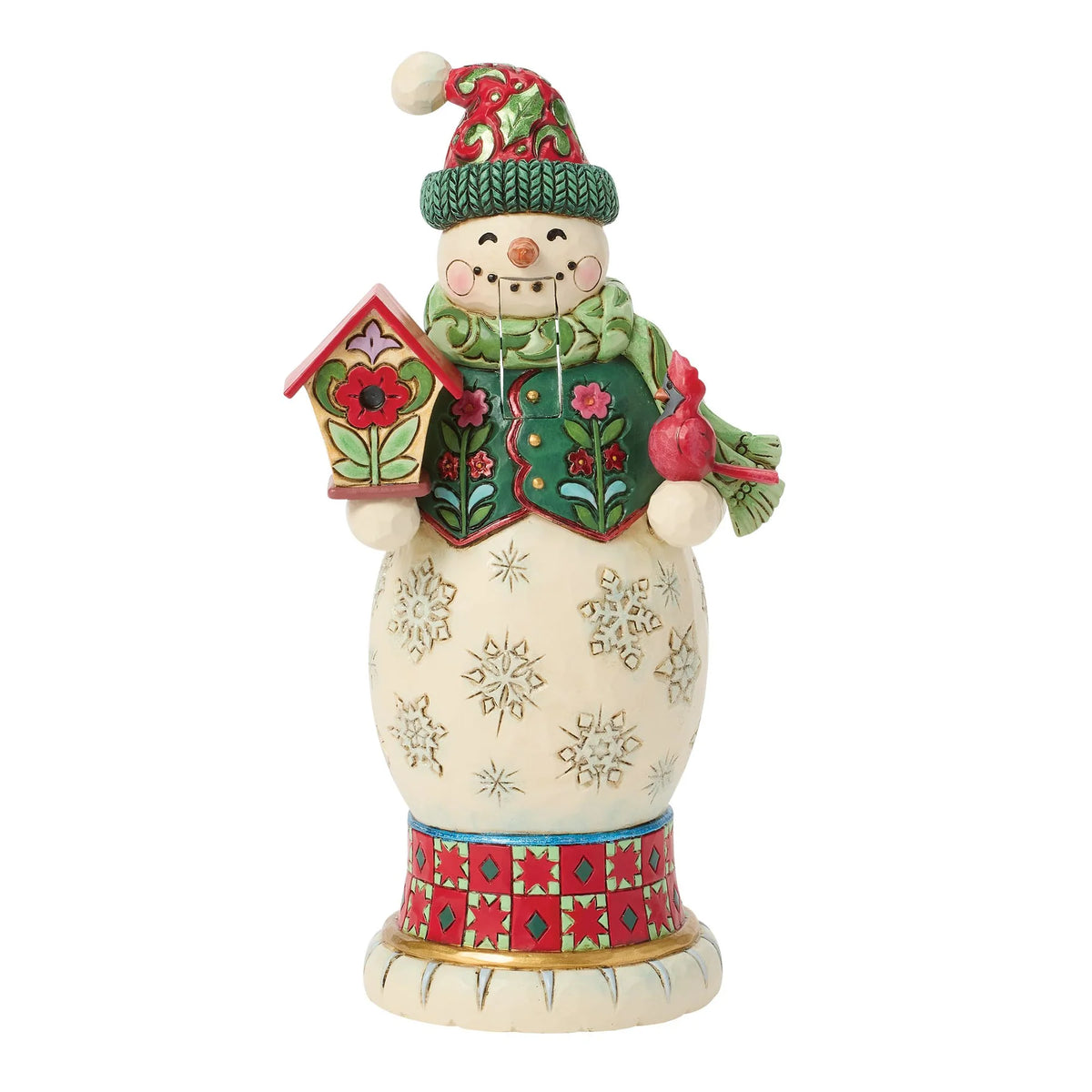 Traditional Snowman Nutcracker (Jim Shore - Christmas Ornaments)