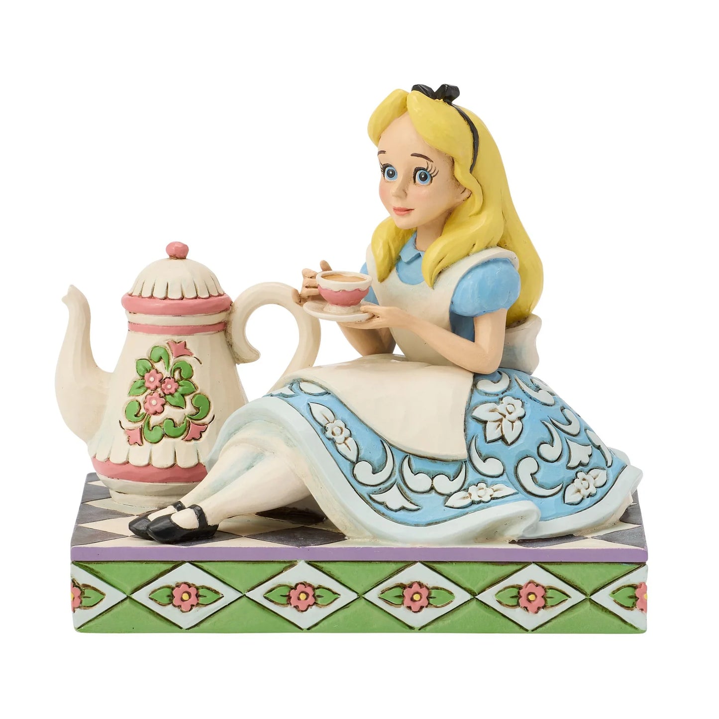 A Cup of Curiosity (Alice with Teapot Figurine) PRE ORDER DUE Q3