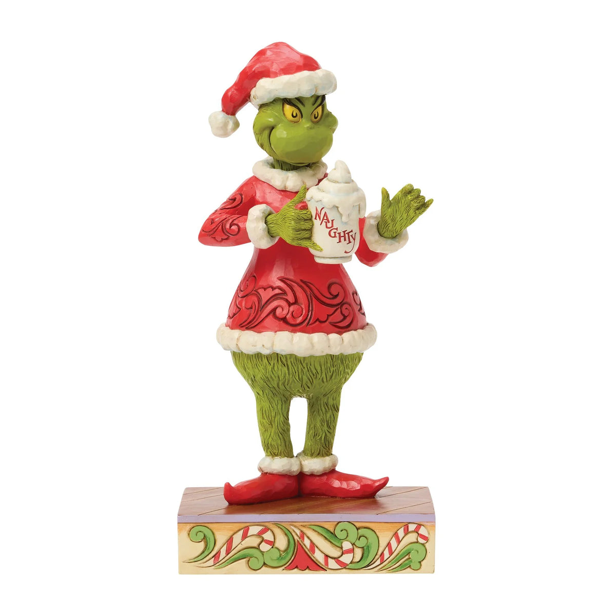 Grinch with Hot Chocolate Mug (Jim Shore)
