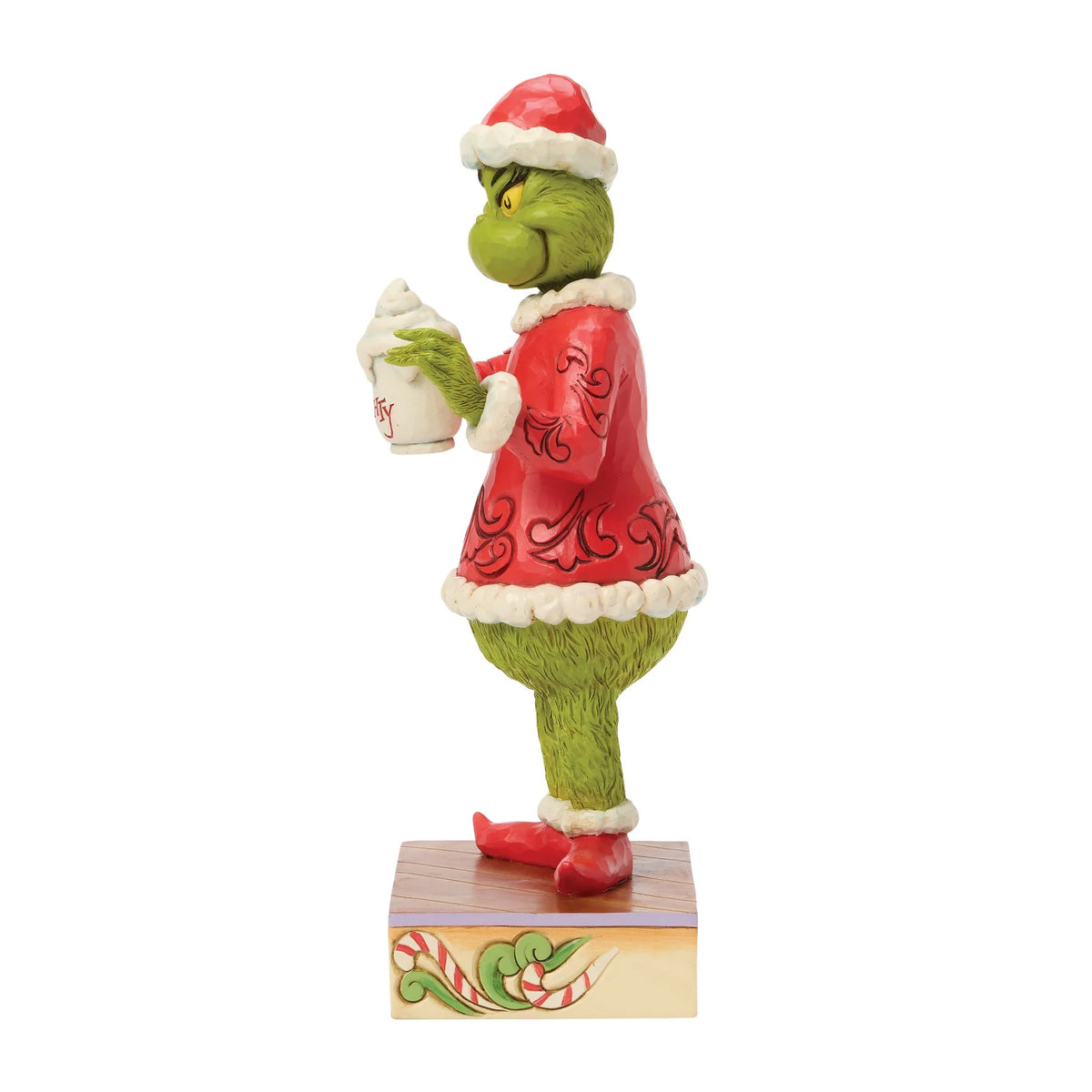 Grinch with Hot Chocolate Mug (Jim Shore)
