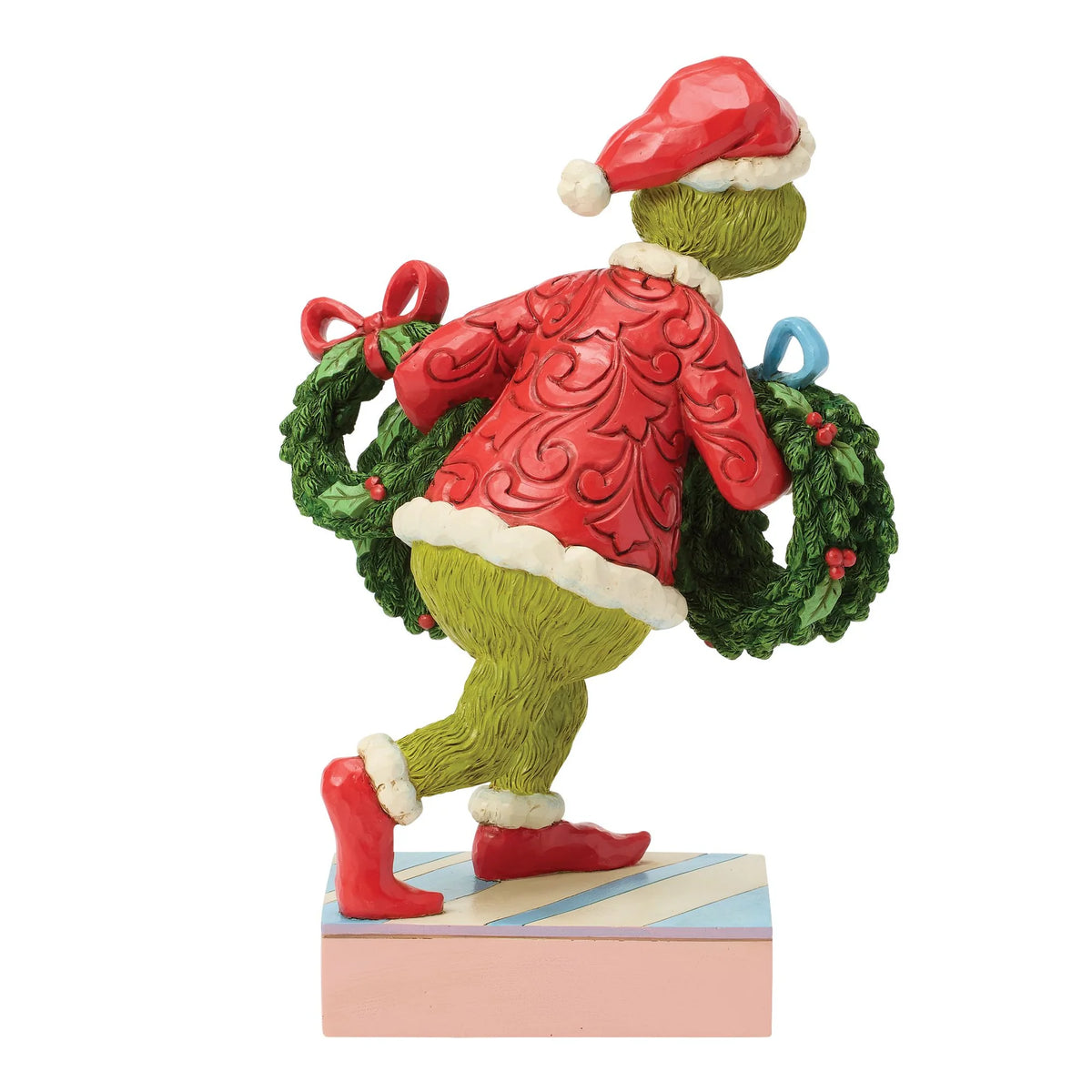 The Grinch Stealing Wreaths Figurine (Jim Shore)