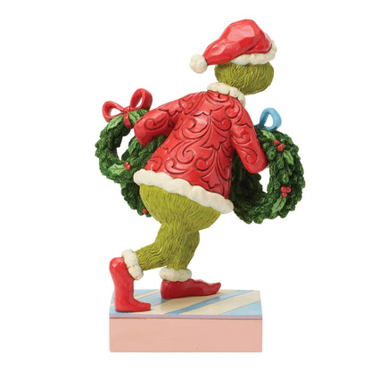 The Grinch Stealing Wreaths Figurine (Jim Shore)