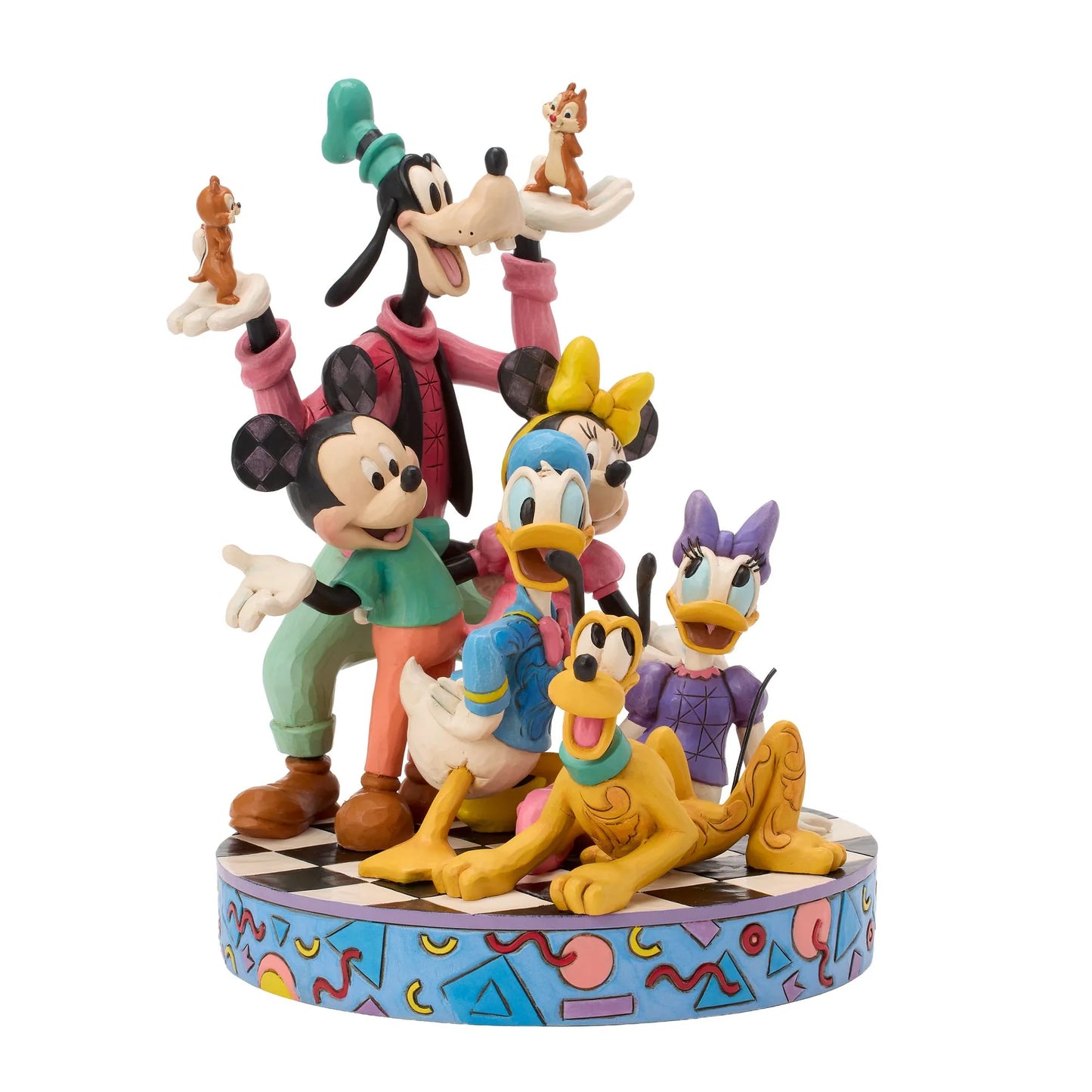 90s Retro Mickey And Friends Figurine  (Disney Traditions) - PRE ORDER DUE TBC