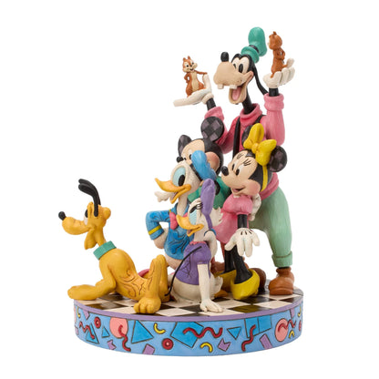 90s Retro Mickey And Friends Figurine  (Disney Traditions) - PRE ORDER DUE TBC