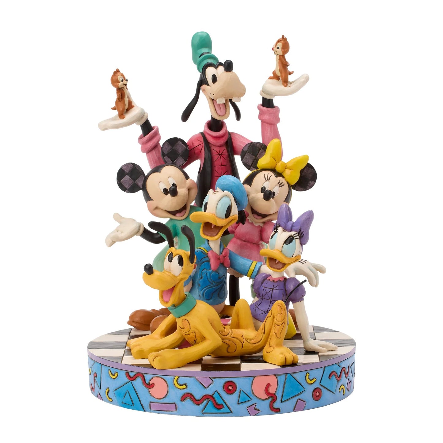90s Retro Mickey And Friends Figurine  (Disney Traditions) - PRE ORDER DUE TBC
