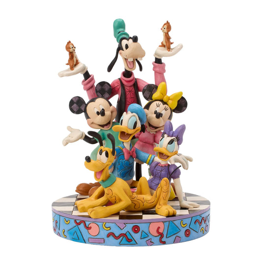 90s Retro Mickey And Friends Figurine  (Disney Traditions) - PRE ORDER DUE TBC