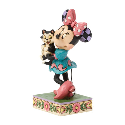 Minnie and Figaro Figurine  (Disney Traditions) - PRE ORDER DUE TBC