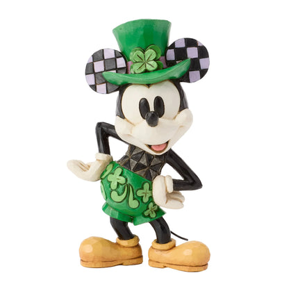 Mickey St Patricks Figurine (Disney Traditions) - PRE ORDER DUE TBC