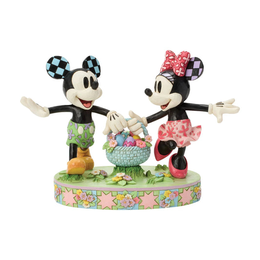 Mickey and Minnie Easter Figurine (Disney Traditions) - PRE ORDER DUE TBC