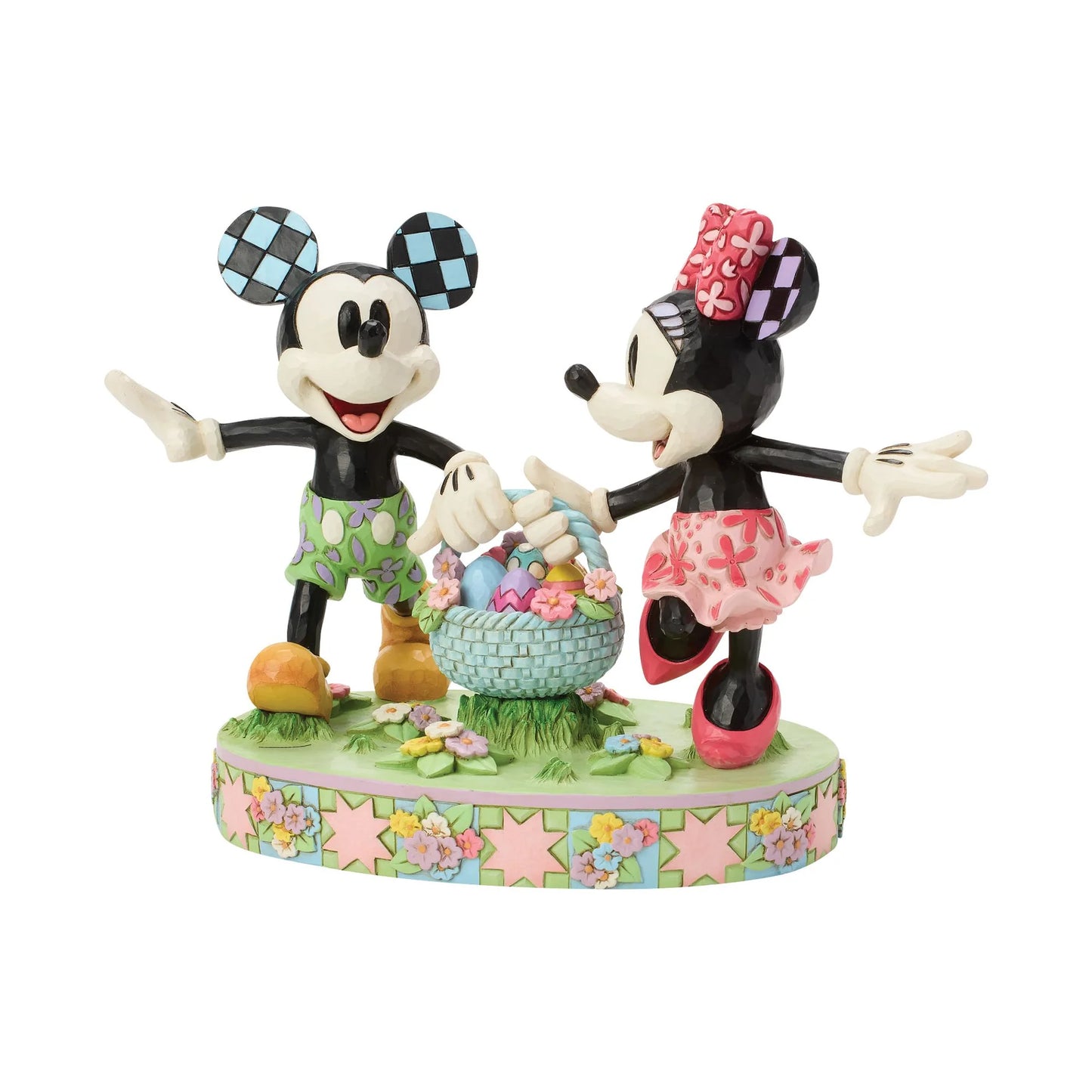 Mickey and Minnie Easter Figurine (Disney Traditions) - PRE ORDER DUE TBC