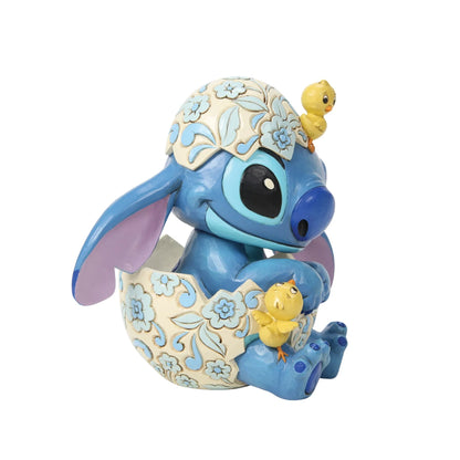 Stitch Egg With Chicks Figurine (Disney Traditions) - PRE ORDER DUE TBC