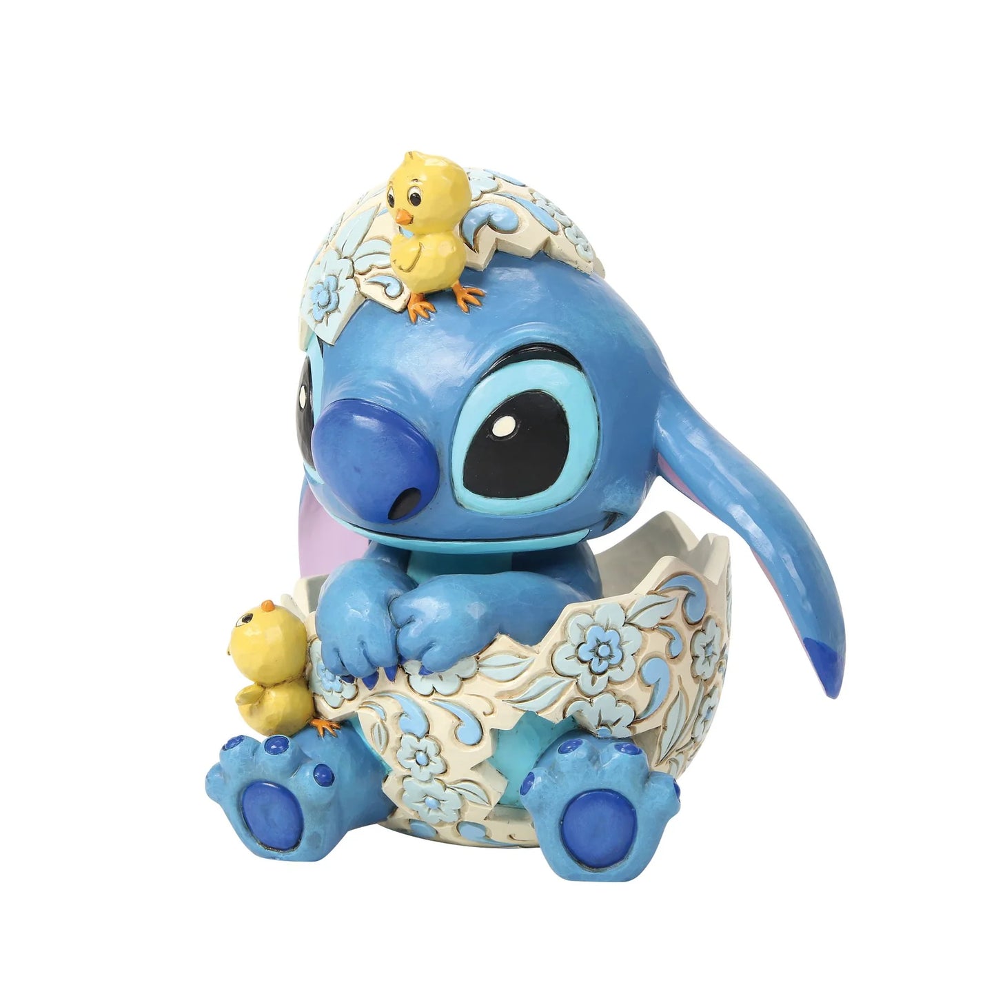 Stitch Egg With Chicks Figurine (Disney Traditions) - PRE ORDER DUE TBC