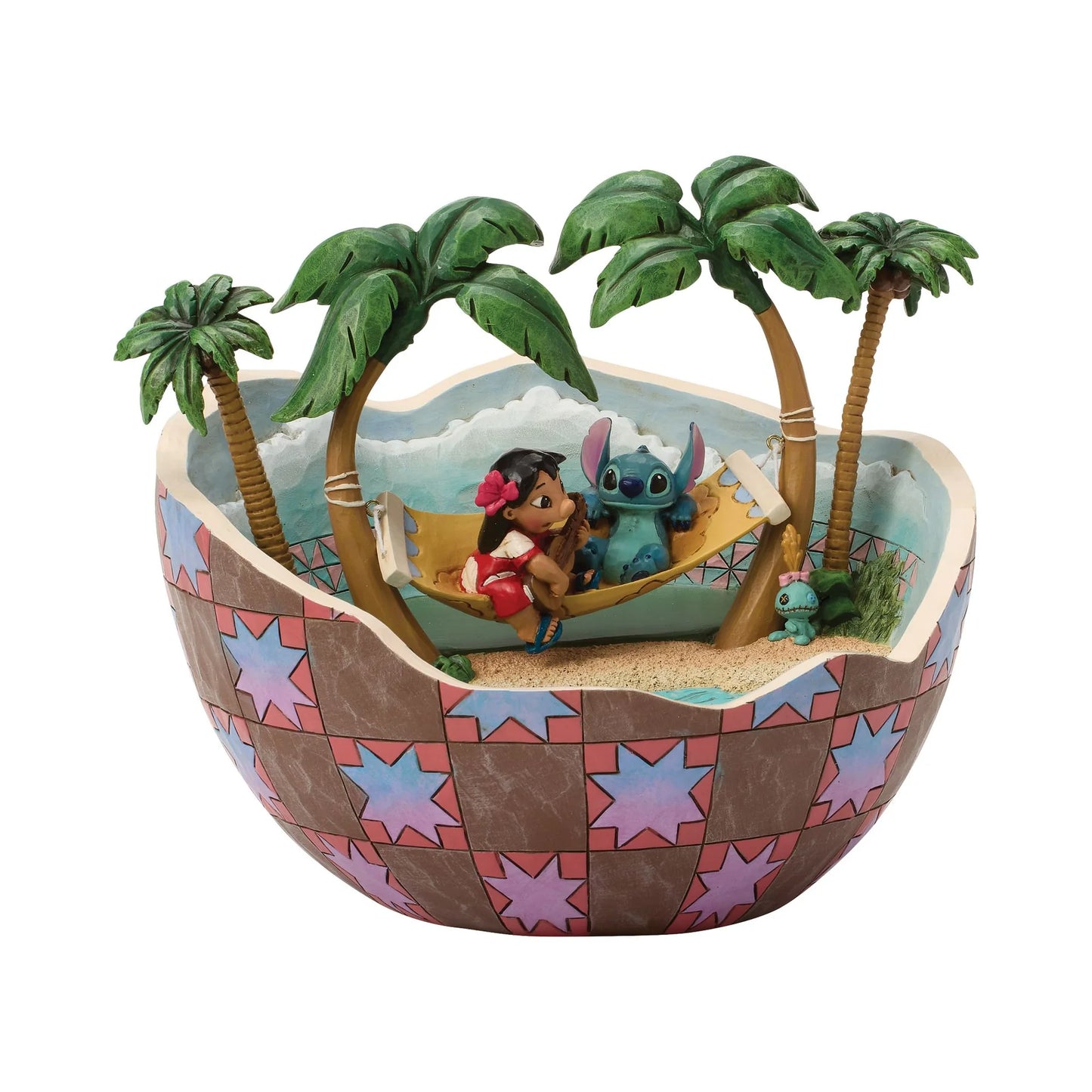 Lilo Stitch Coconut Nut Movie Moment Figurine (Disney Traditions) - PRE ORDER DUE TBC