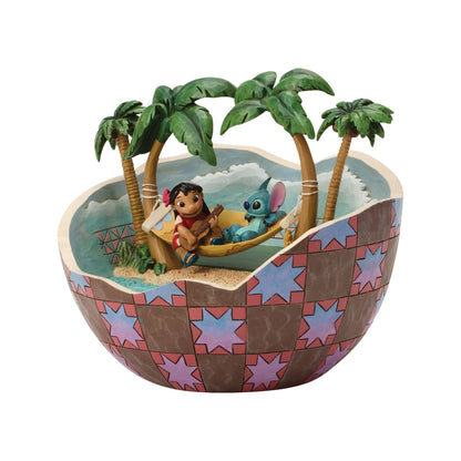 Lilo Stitch Coconut Nut Movie Moment Figurine (Disney Traditions) - PRE ORDER DUE TBC