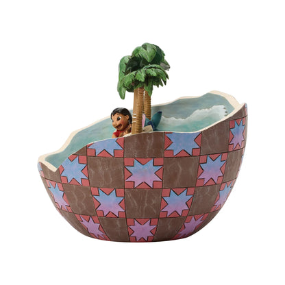 Lilo Stitch Coconut Nut Movie Moment Figurine (Disney Traditions) - PRE ORDER DUE TBC