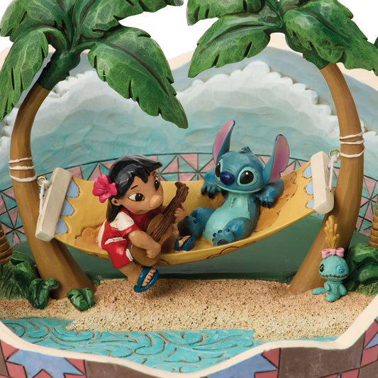 Lilo Stitch Coconut Nut Movie Moment Figurine (Disney Traditions) - PRE ORDER DUE TBC
