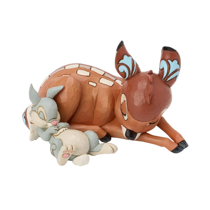 Bambi And Thumper Sleepy Figurine (Disney Traditions) - PRE ORDER DUE TBC
