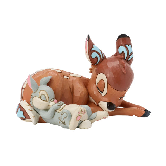 Bambi And Thumper Sleepy Figurine (Disney Traditions) - PRE ORDER DUE TBC