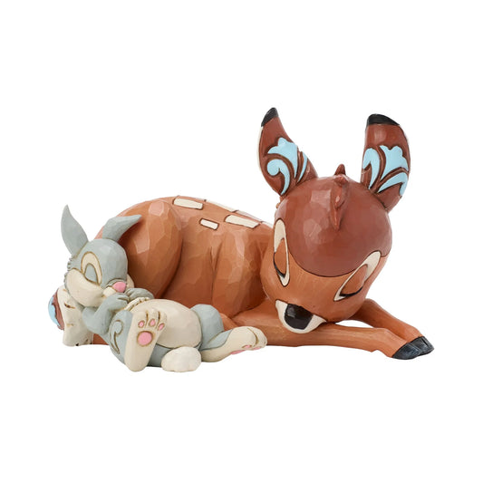 Bambi And Thumper Sleepy Figurine (Disney Traditions) - PRE ORDER DUE TBC
