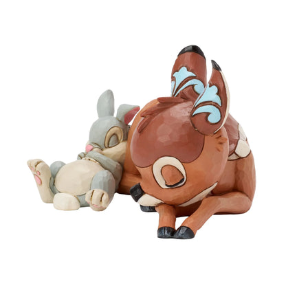 Bambi And Thumper Sleepy Figurine (Disney Traditions) - PRE ORDER DUE TBC