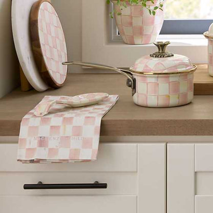 Rosy Check Dish Towel (Mackenzie Childs)