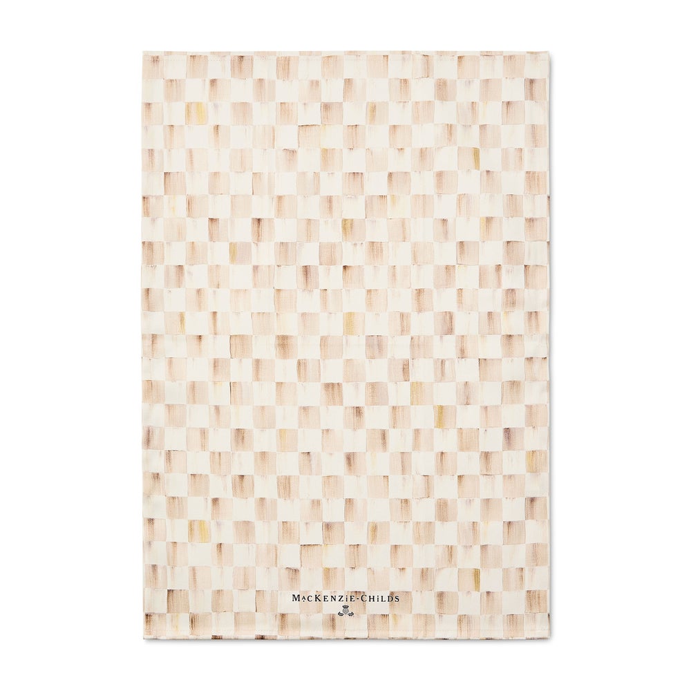 Mocha Check Towel (Mackenzie Childs)