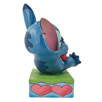 Stitch Hugging a Heart (Disney Traditions by Jim Shore)