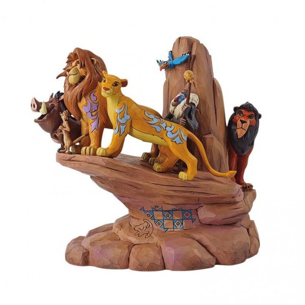 Lion King Carved in Stone Figurine (Disney Traditions) - Pre Order Due Q1 2024