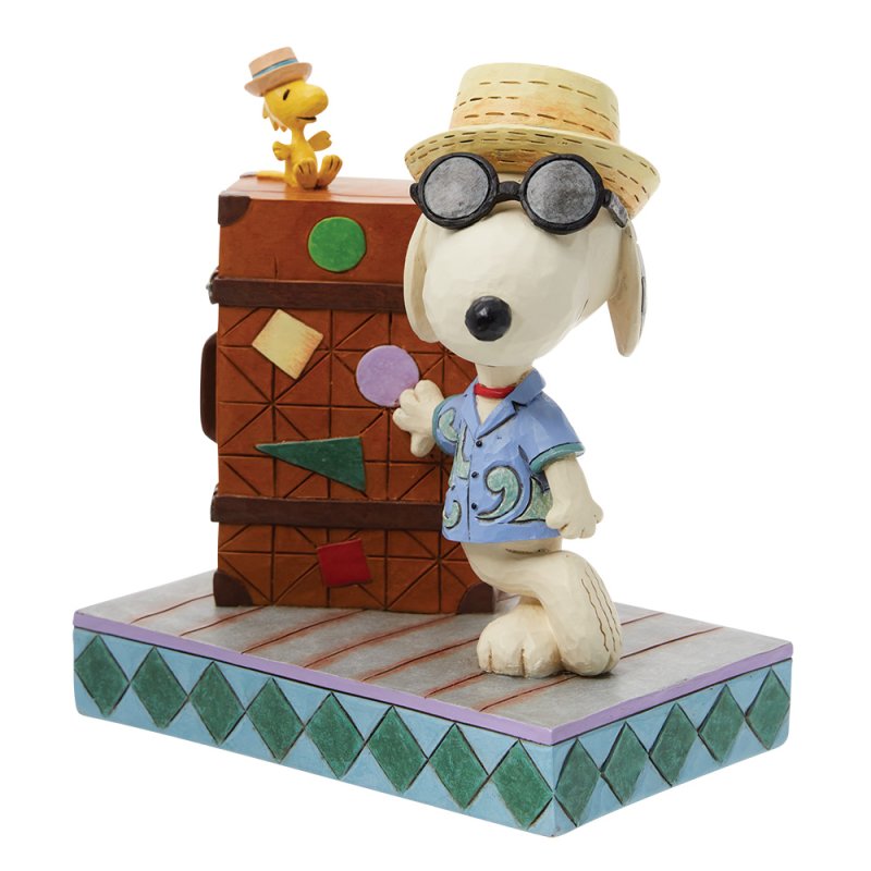 Snoopy & Woodstock Vacation Figurine  (Snoopy)