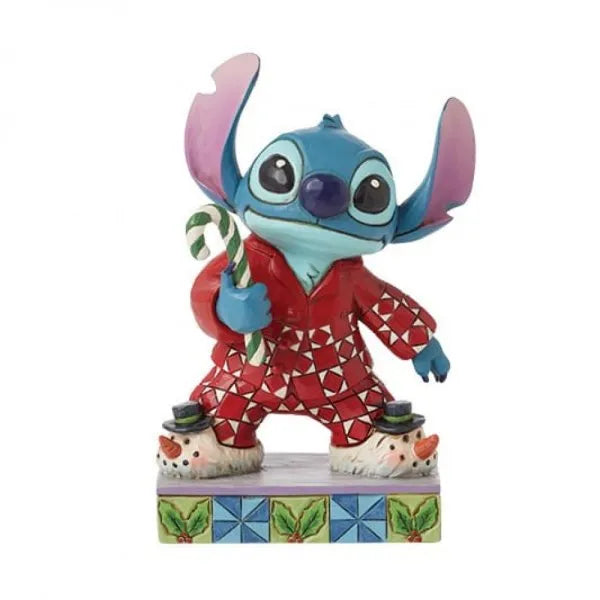 Christmas PJs Stitch Figurine (Disney Traditions)
