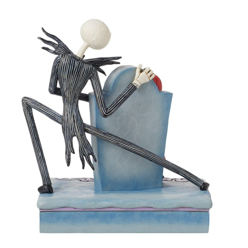 A Grave Affair (Jack & Sally Gravestone Figurine) (Disney Traditions by Jim Shore)