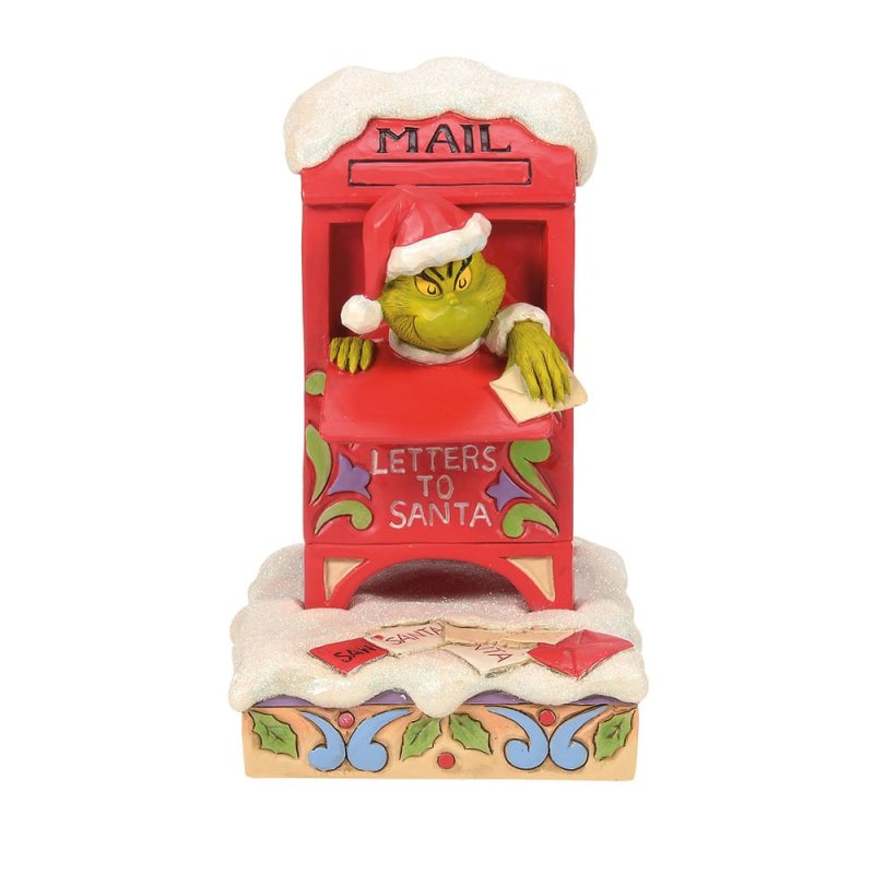 Grinch in Mailbox Figurine (Jim Shore)