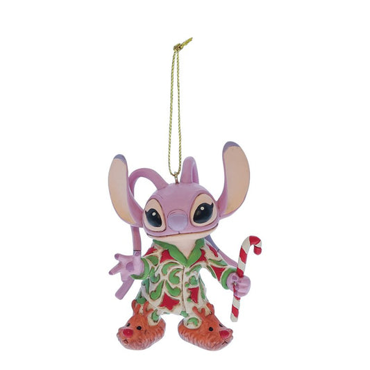 Angel In Holiday Pjs Hanging Ornament (Disney Traditions by Jim Shore)