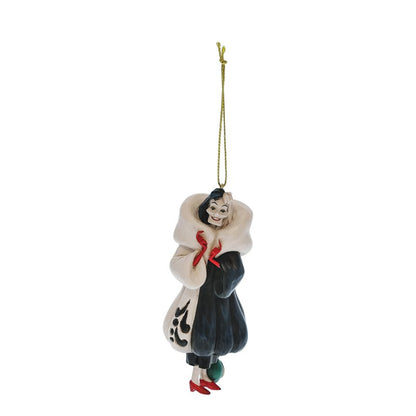 Cruella Hanging Ornament (Disney Traditions by Jim Shore)