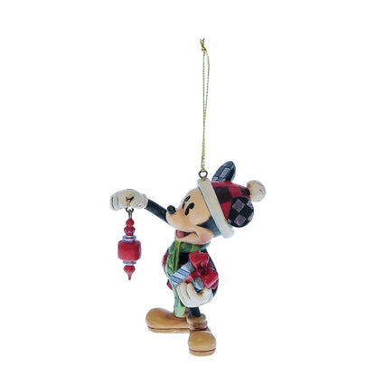 Mickey Holding Gifts Hanging Ornament (Disney Traditions by Jim Shore)