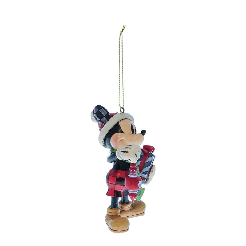 Mickey Holding Gifts Hanging Ornament (Disney Traditions by Jim Shore)