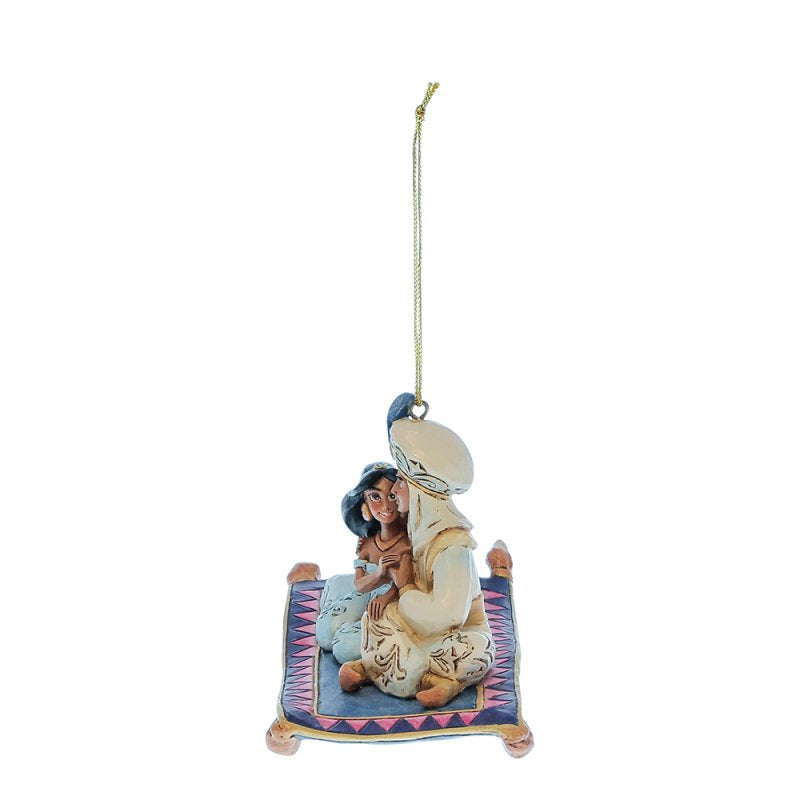 Aladdin and Jasmine Hanging Ornament (Disney Traditions by Jim Shore)