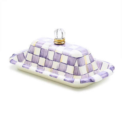 Violet Check Butter Box (Mackenzie Childs)